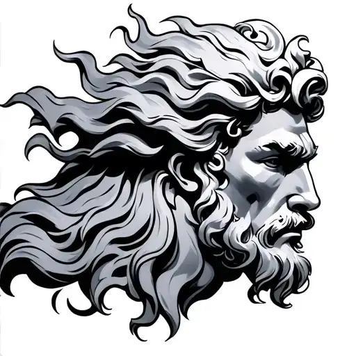 Zeus tattoo design idea