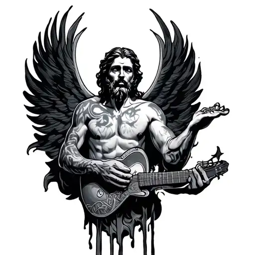 hard fought hallelujah tattoo design idea