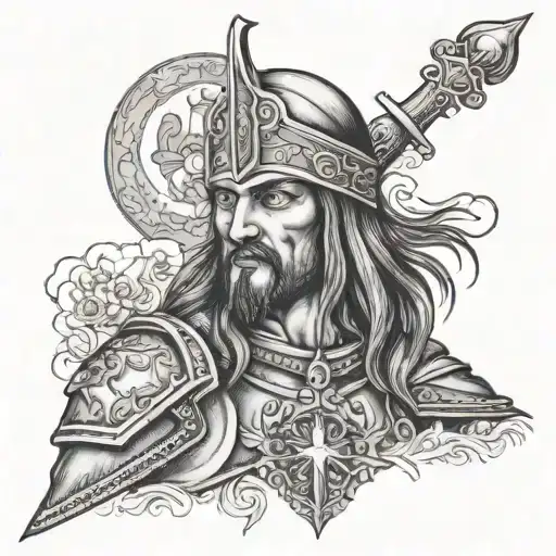vlad the impaler dacic Romania tattoo design idea