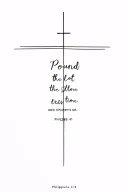 pound the stone, cross, bible verse philippians 4:13 tattoo design idea