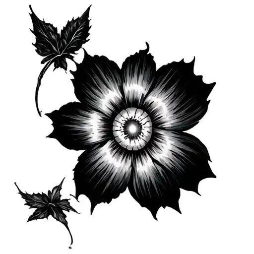 Starburst tattoo design idea