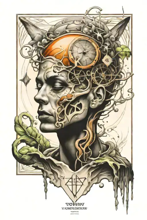 today determines your tomorrow tattoo design idea