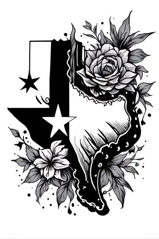 Texas tattoo design idea