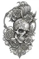 bdsm dominant tattoo design idea