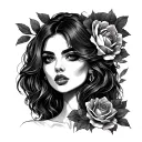 eating disorder revovery with western touch  tattoo design idea