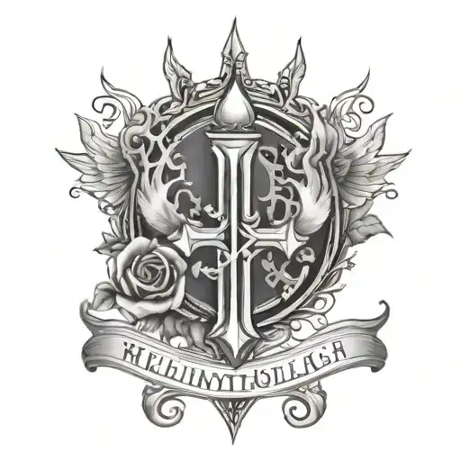 hard fought hallelujah  tattoo design idea