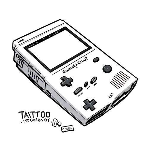 Gameboy Color tattoo design idea