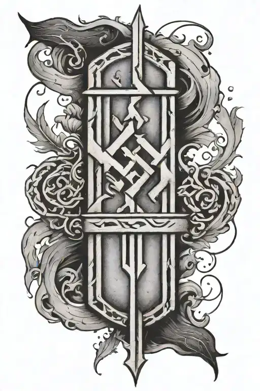 Bind Rune tattoo design idea