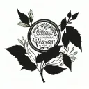 - [ ] "Everything happens for a reason" - [ ] cinzel font - [ ] olive leaf - [ ] nature scene - [ ] manly - [ ] shoulder tattoo design idea