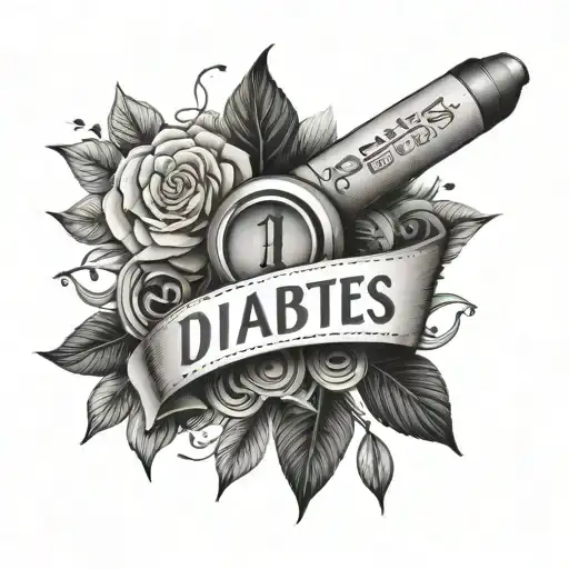 Type 1 Diabetes tattoo design idea