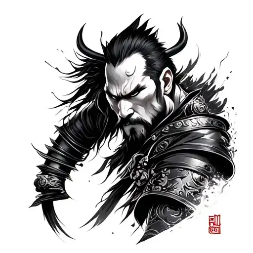 Ronin tattoo design idea