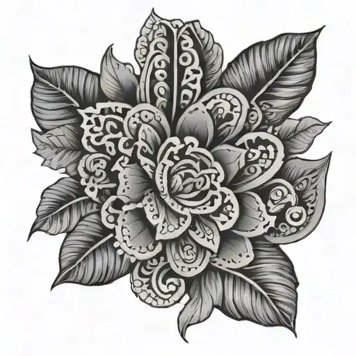 fijian elbow sleeve tattoo design idea