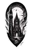dark tower, practical magic, Harry Potter, Dresden files tattoo design idea