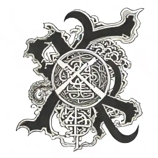 1997 in Roman numerals tattoo design idea