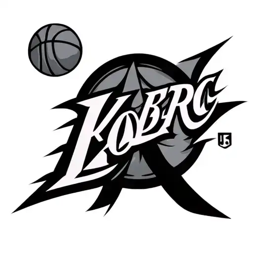 Leg Sleeve Basketball Related Kobe logo with a twist tattoo design idea