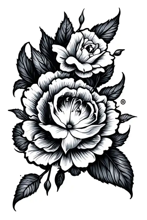 good luck tattoo design idea