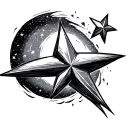 Shooting Star tattoo design idea