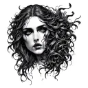 heaven and hell tattoo design idea