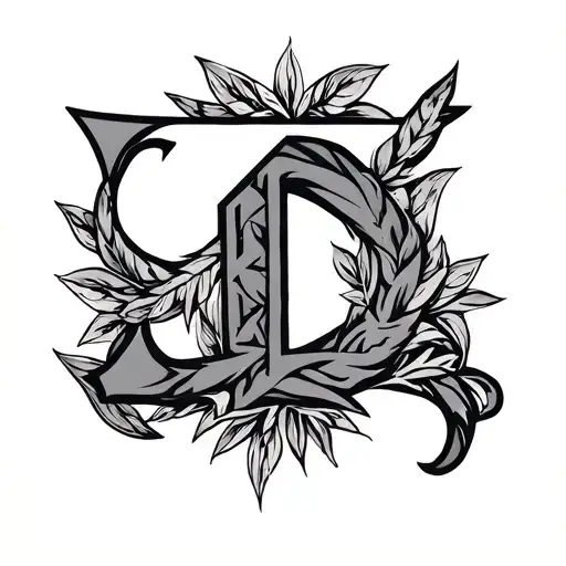 Greek Numbers tattoo design idea