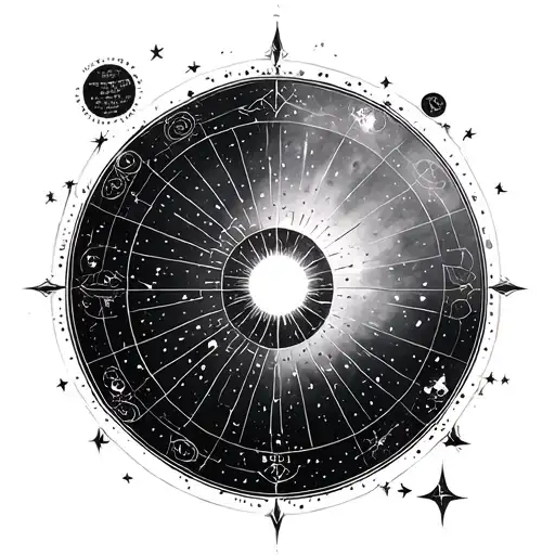 copernicus celestial map tattoo design idea