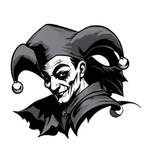 Court Jester tattoo design idea