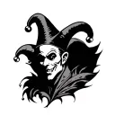 Court Jester tattoo design idea