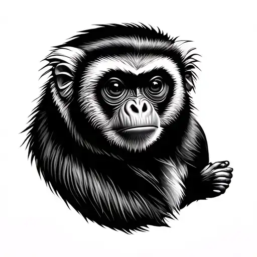 Emperor Tamarin tattoo design idea