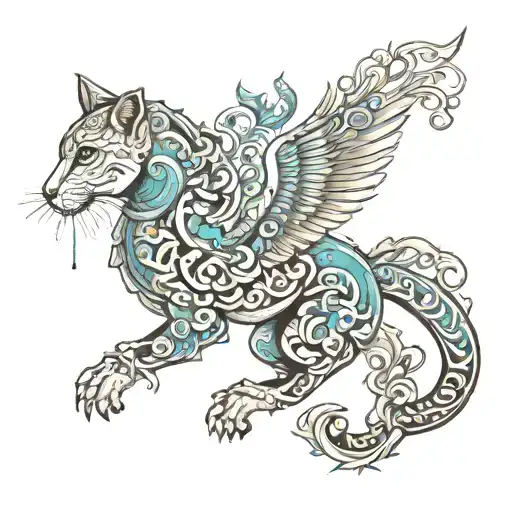 Design a tattoo design about Iranian culture that is suitable for a tattoo cover tattoo design idea