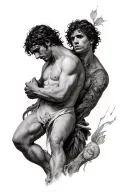 Cain and Abel  tattoo design idea