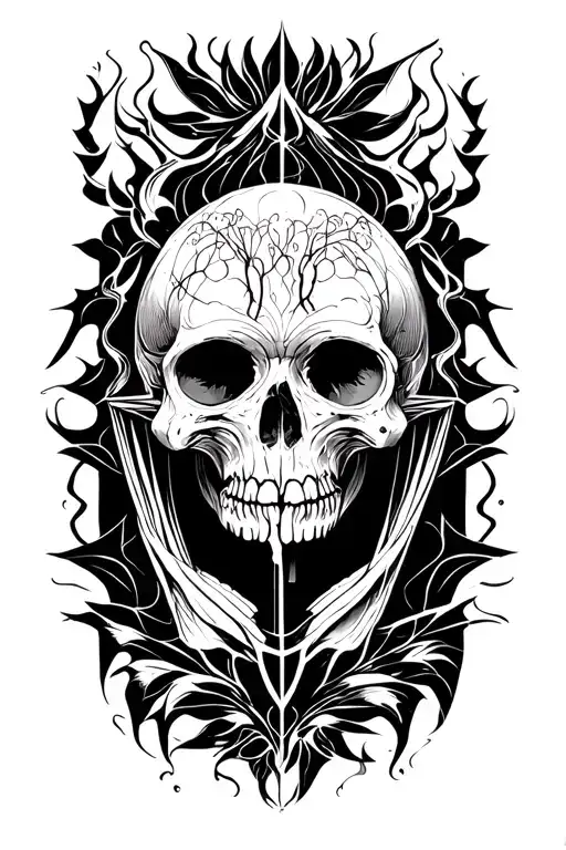 Slime black sabbath electric funeral tattoo design idea