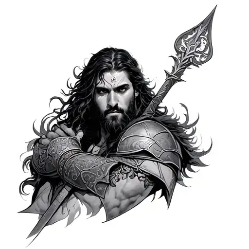 Illyrian Warrior tattoo design idea