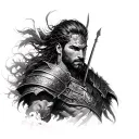 Illyrian Warrior tattoo design idea