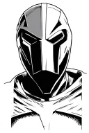mf doom mask tattoo design idea