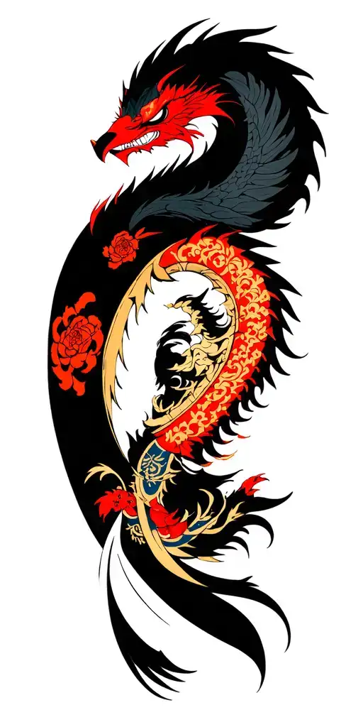 Monster Hunter Video game Zinoger tattoo design idea
