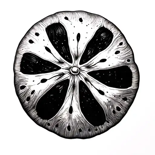 Sand Dollar tattoo design idea