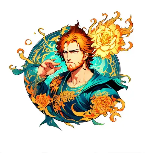 escanor seven deadly sins the one tattoo design idea