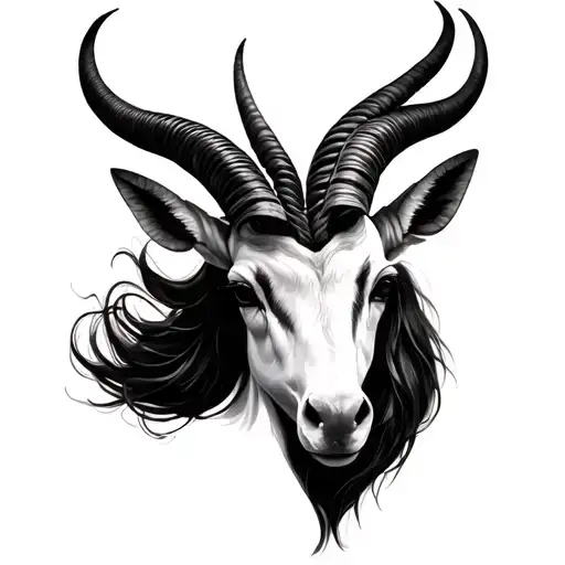 capricorn feminine nature inspired tattoo tattoo design idea