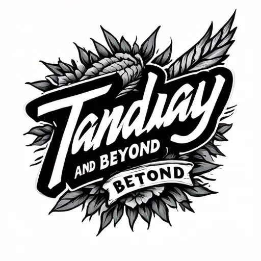 Tanduay and beyond logo tattoo design idea