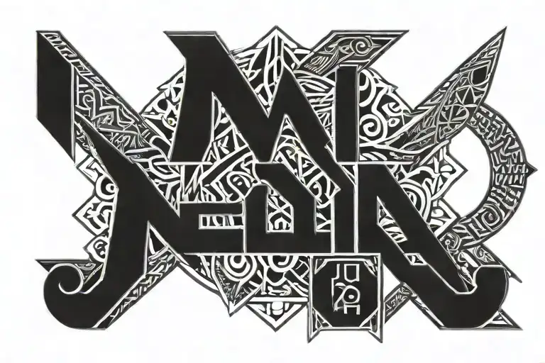 large lettering tattoo on upper arm tattoo tattoo design idea