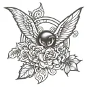 adoption symbol tattoo design idea