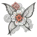 adoption symbol tattoo design idea