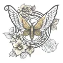 adoption symbol tattoo design idea