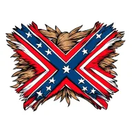 Confederate Flag tattoo design idea