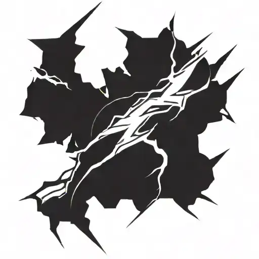 Lightning Bolts tattoo design idea