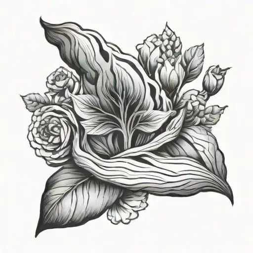 arm veins tattoo design idea