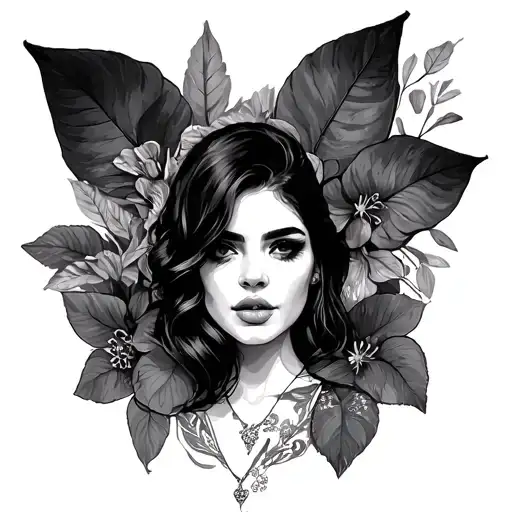 Isabelle black women tattoo design idea