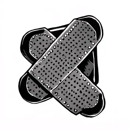 band-aid tattoo design idea