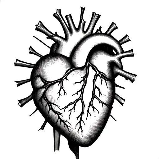 heart surgery donor tattoo opt ink tattoo design idea