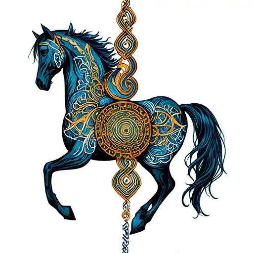 quantum entanglement, Fibonacci, phisic equesion tattoo design idea