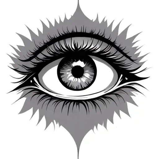 all seeing eye tattoo design idea